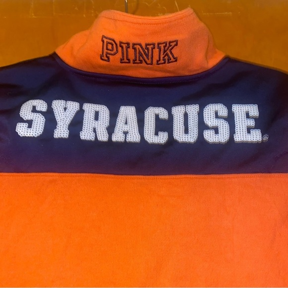 Victoria's Secret VS PINK Collegiate Collection Syracuse Orange Pullover Small S - Picture 4 of 4